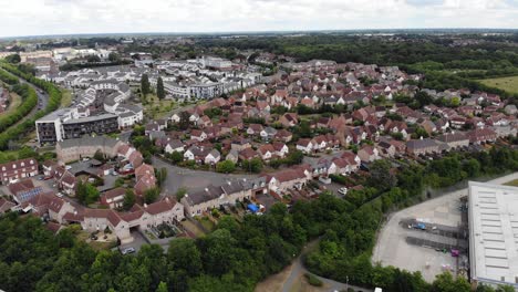 Drone-footage-of-Colchester,-Essex,-UK.-01.07.22