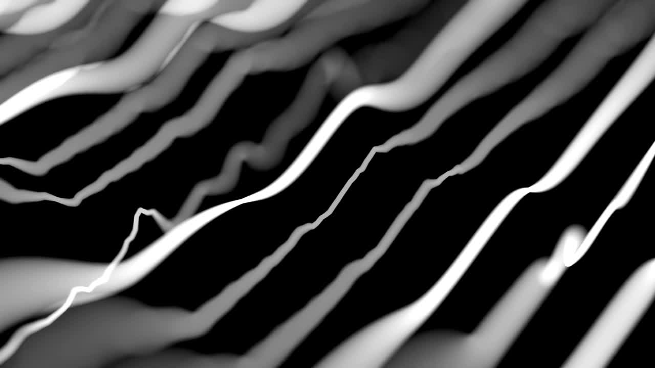 datos abstractos que fluyen en una red.