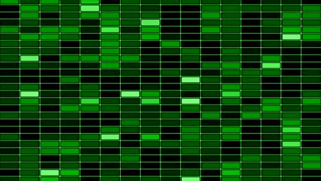 bucle sin sentido, abstracto creativo verde colorido de fondo de rejilla de brillo. azulejos, cuadrados con brillo.