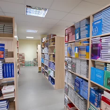 view of shelves with books