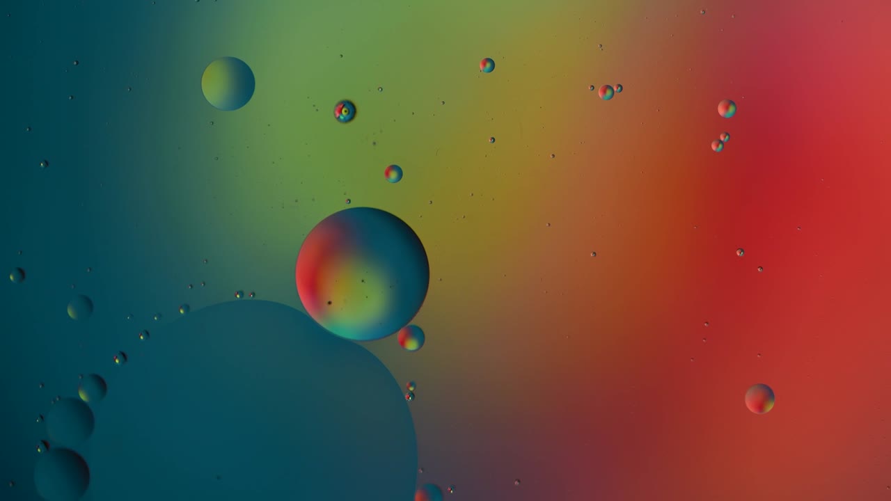 Färgglada abstrakta bubblor