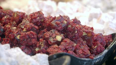 turkish delight with cranberries