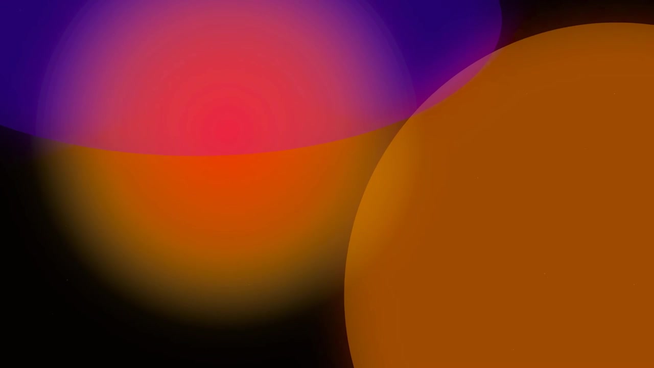 Abstract Motion Background with Overlapping Colorful Circles