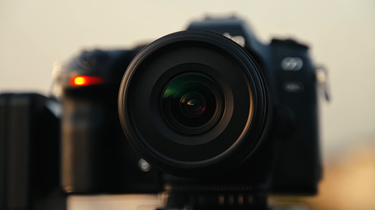 Close-up of a camera lens