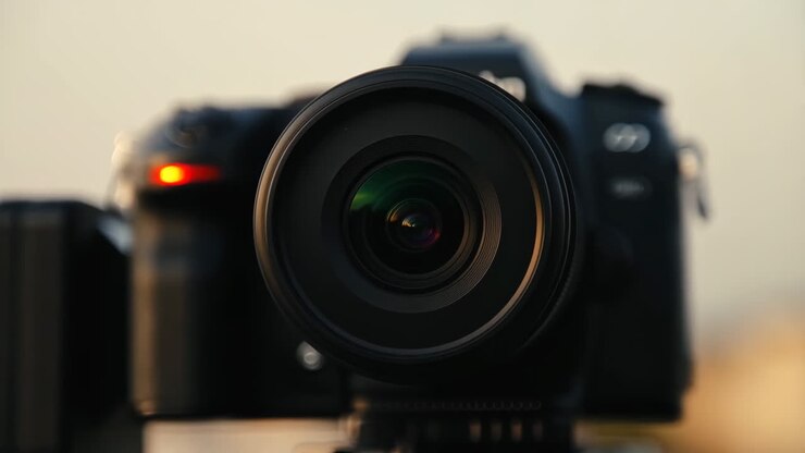 nahaufnahme einer kameraobjektive