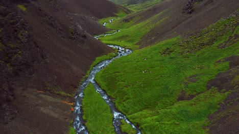 Schmaler-Fluss-Im-Reykjadalur-Tal-In-Südisland