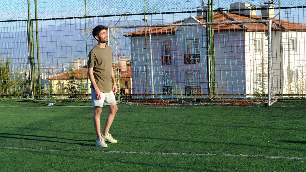 젊은 축구 선수