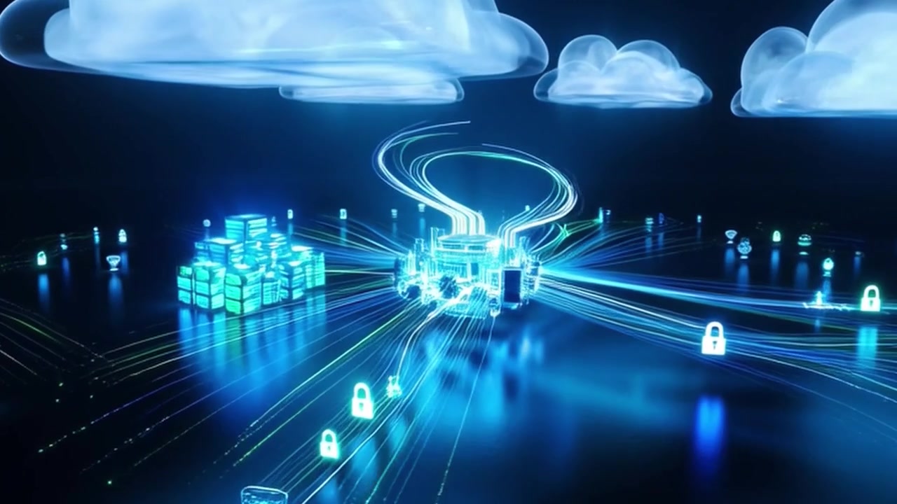 Digital Cloud Computing Network with Data Security and Connectivity