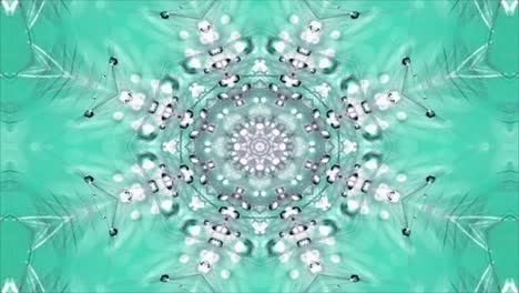el fondo de movimiento del caleidoscopio abstracto, el fondo en bucle.