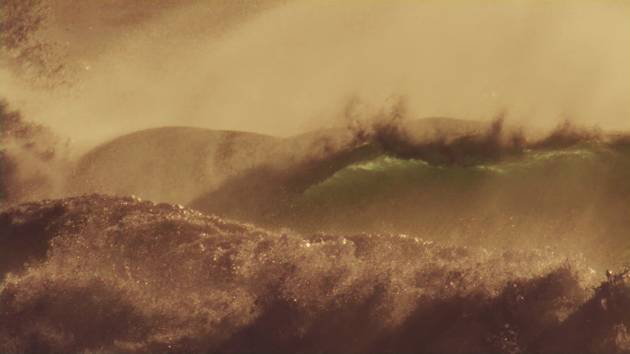 Powerful Ocean Waves Crashing