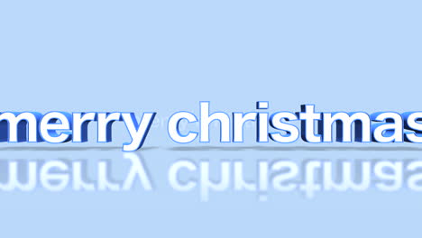 Rolling-Merry-Christmas-text-on-blue-gradient