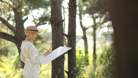 an accomplished artist deeply immersed in the beauty of nature skillfully capturing its essence on an accomplished artist deeply immersed in the beauty of nature skillfully capturing its essence on canvas