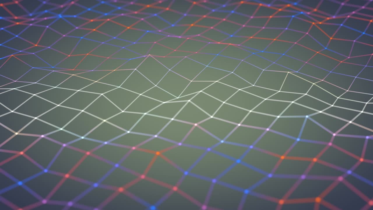 4k의 작은 입자들에 의해 다각형 파동 흐름의 추상화