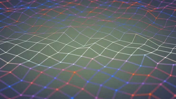 Abstraction of polygon wave flow by small particles of 4K