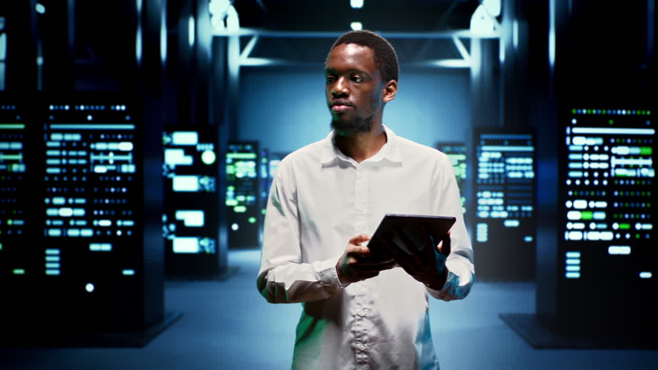 Technician in supercomputers facility