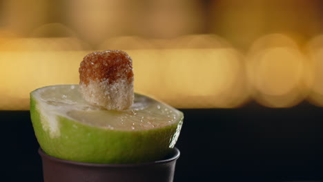 lime with brown sugar