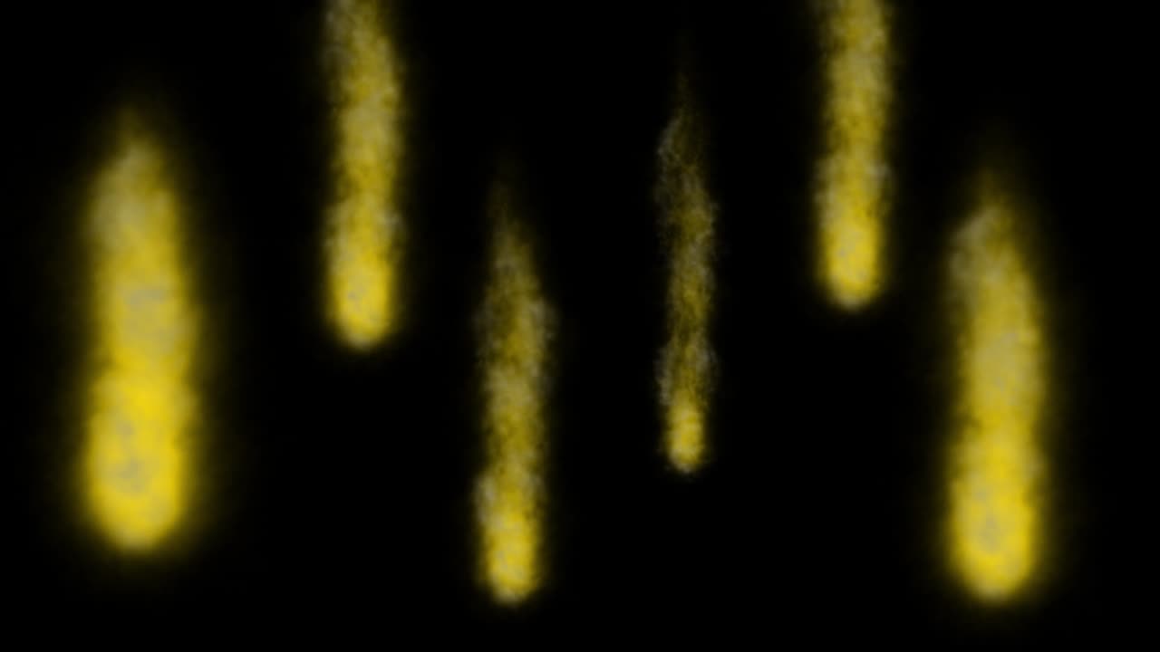 las partículas de color que soplan el humo animación gráficos de movimiento