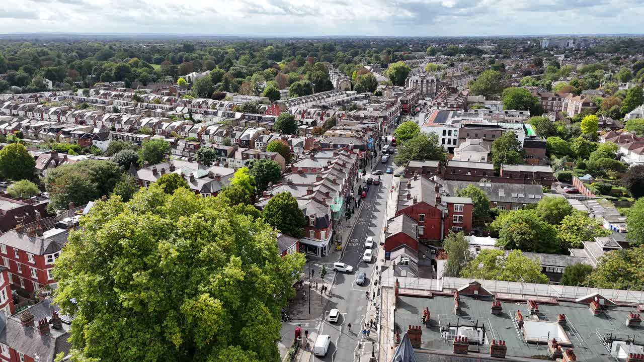 Richmond Road London drone,aerial UK