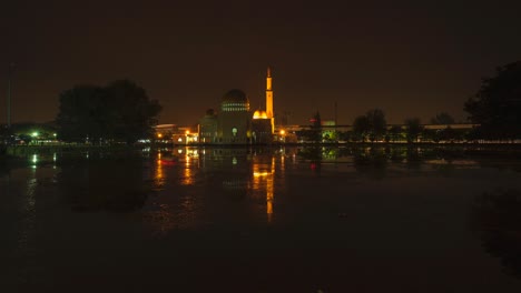 puchong as-salam mosque sunrise time lapse