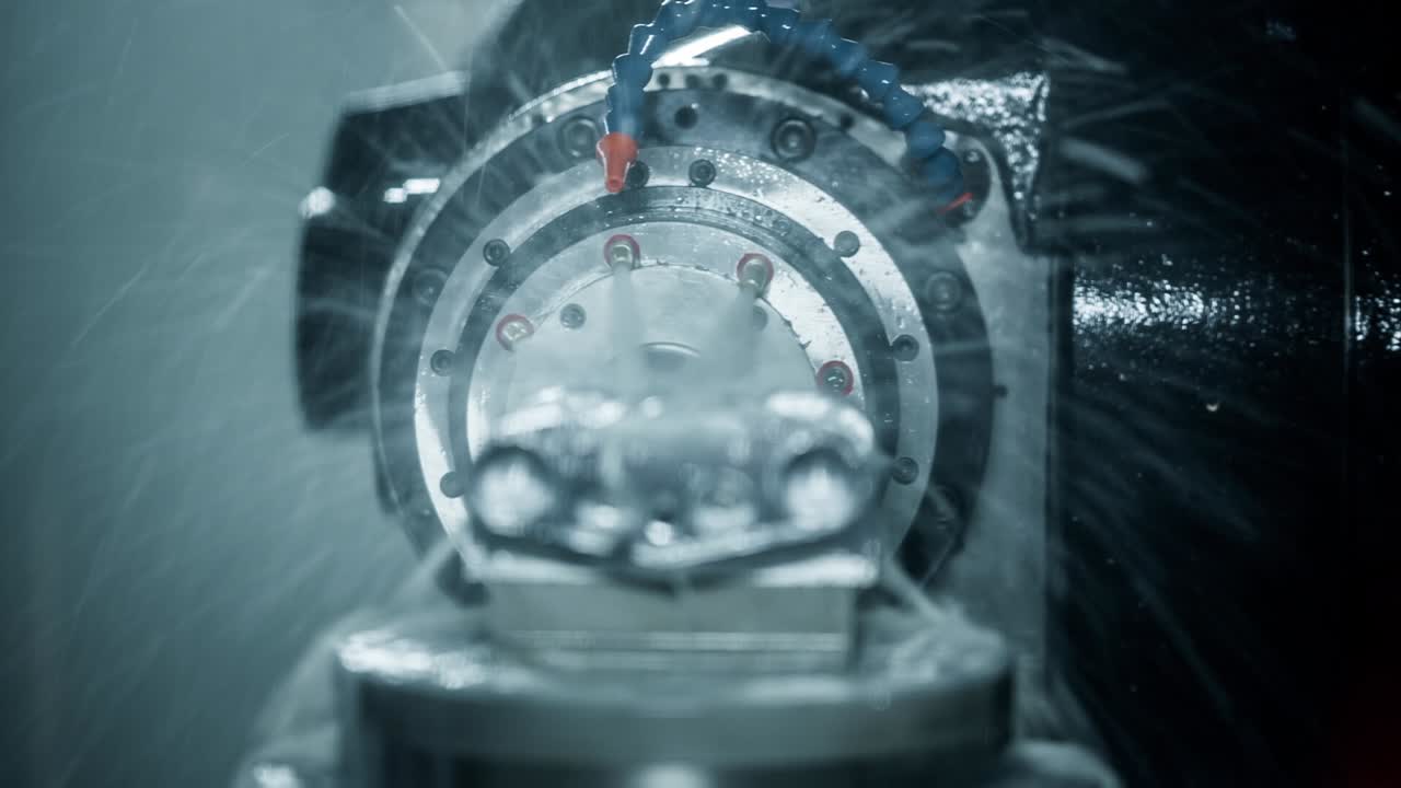 금속 가공 cnc 밀링 머신.