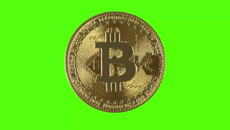 animación de plataforma giratoria 3d bitcoin -360 -4k