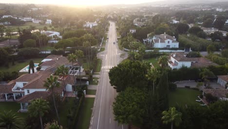 Aerial-view-Sotogrande-wealthy-and-luxury-gated-community-in-Spain