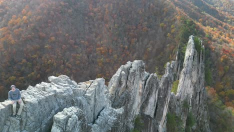 Seneca-Rocks-Summit-Siegesdrohne