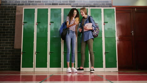 back to school with her bestie