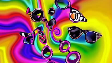 psychedelic sunglasses