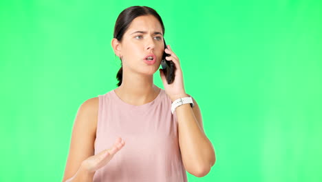 Green-screen-phone-call,-fitness