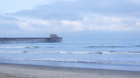 oceanside, california on an overcast morning