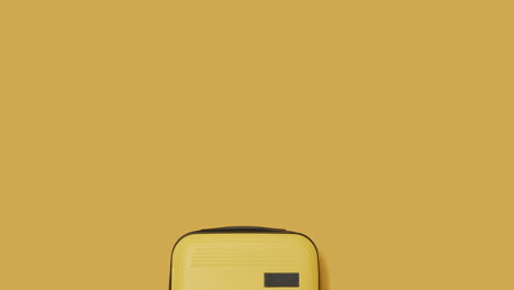 stop motion flat lay sequence of holiday suitcase being opened and unpacked