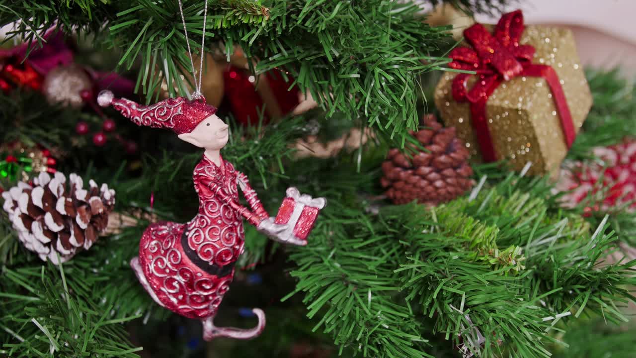 decoración del árbol de navidad juguete de gnomo