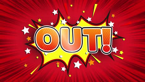 out text pop art style expression retro comic bubble expression cartoon illustration isolated flat