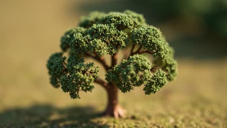 Exquisite Close-Up of a Lush Green Tree Captured in Two Frames, Showcasing the Intricate Details and Textures of Nature's Resilience and Beauty