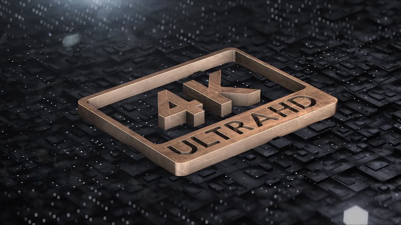 fondo digital con el logotipo de oro 4k ultra hd