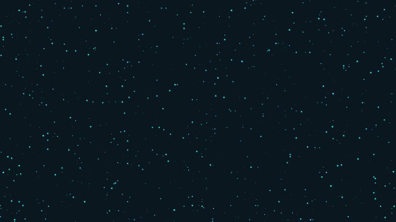 Movement of dots or noise on a dark background
