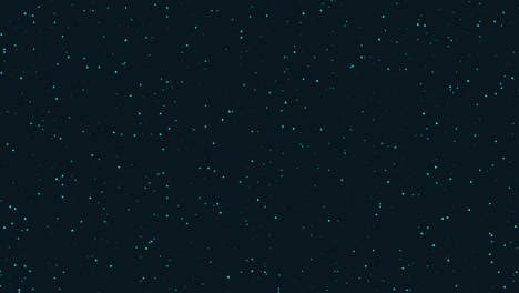 movement of dots or noise on a dark background