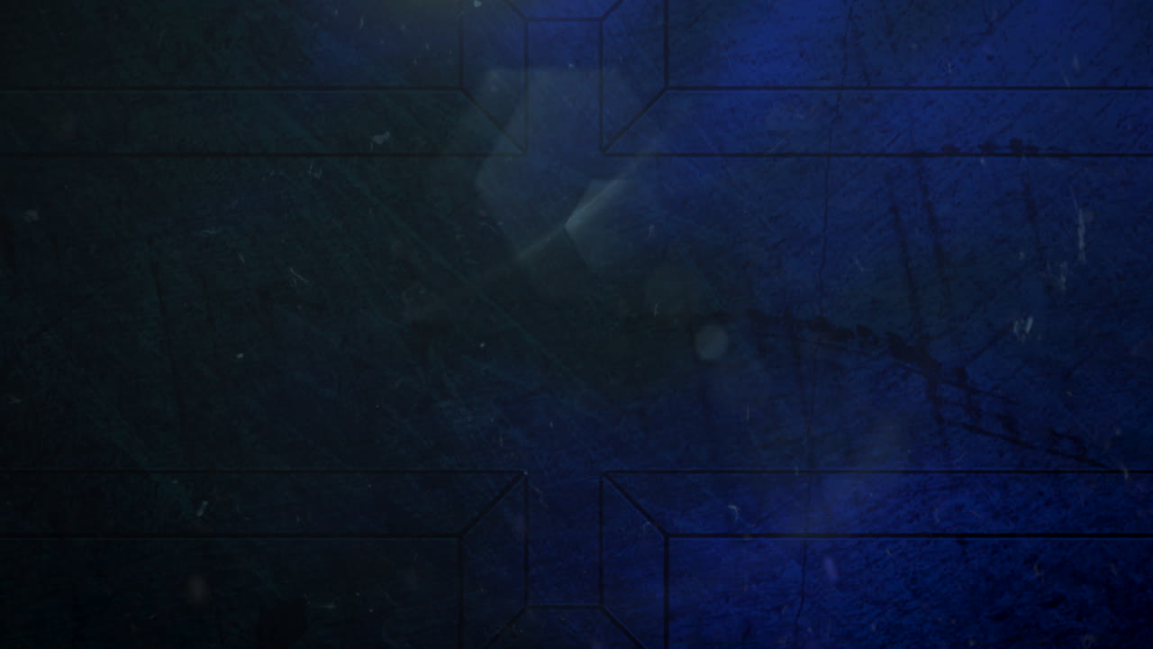 fondo cinematográfico con luz azul en movimiento y partículas