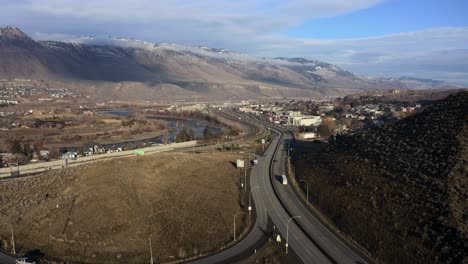 Highway-Intersection-in-Kamloops:-Stunning-Views-from-Above