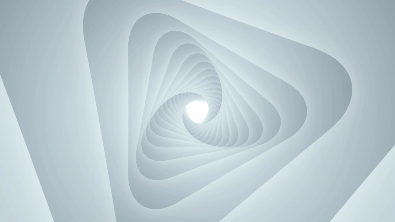 Abstract Rounded Triangular Shape Background Animation