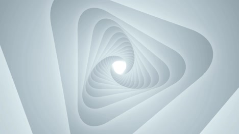 animación de fondo de forma triangular redondeada y abstracta