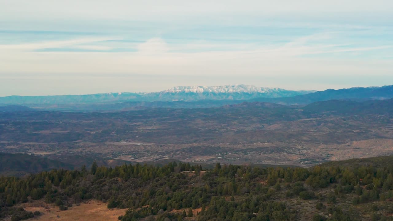 Scenic Landscape In Palomar Mountains Of San Diego County, California - Drone Shot