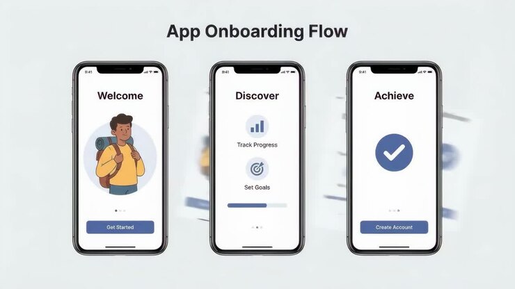 Eksempler på UI/UX-design til mobilapp