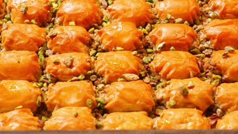 delicious baklava with pistachios