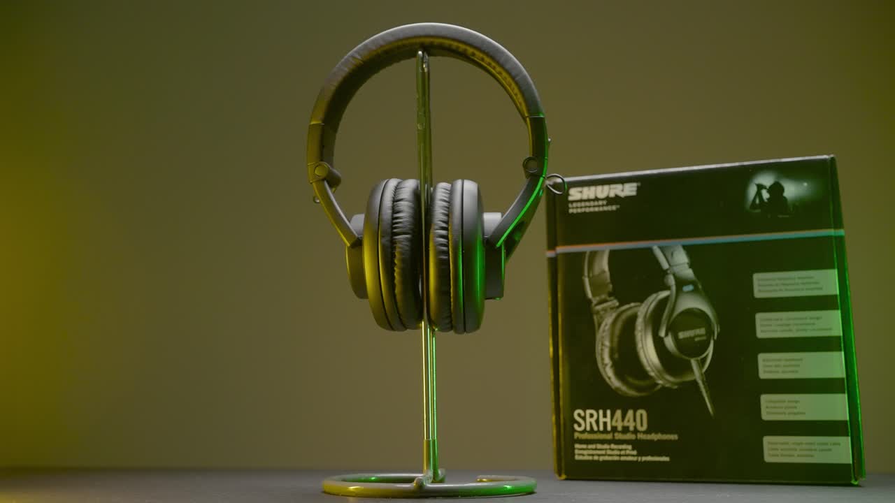 shure srh440 프로페셔널 스튜디오 헤드폰