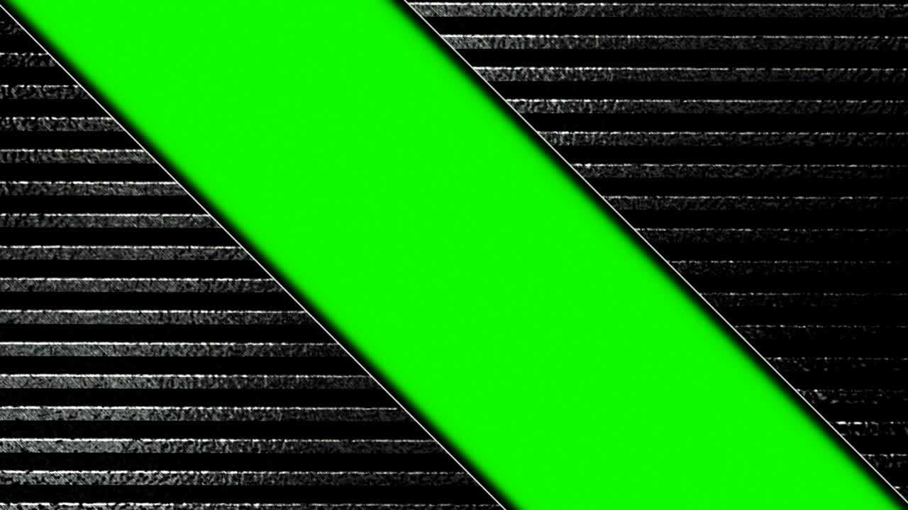 녹색 스크린으로 된 금속 게이트