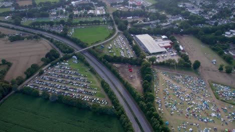 crowd of people at vieilles charrues open-air festival in france
