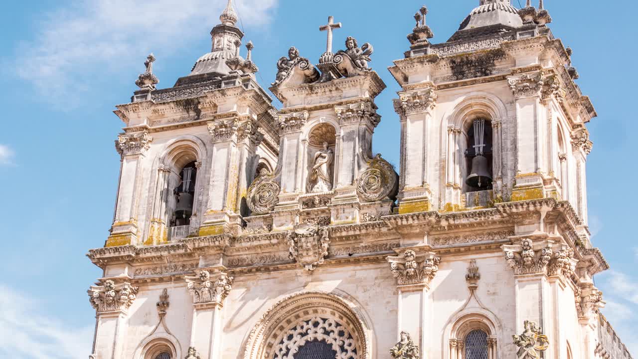 Facade of a historical church with ornate details