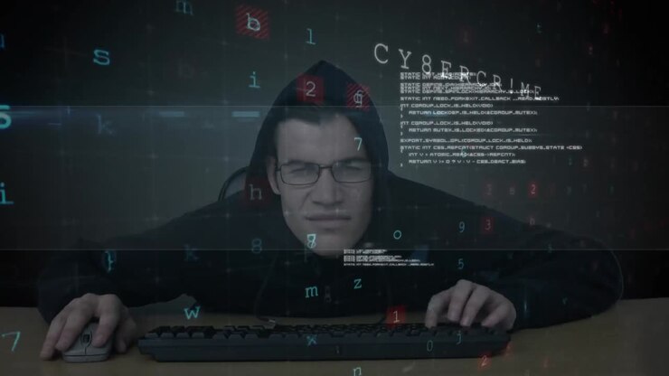 Hacker trying to log in